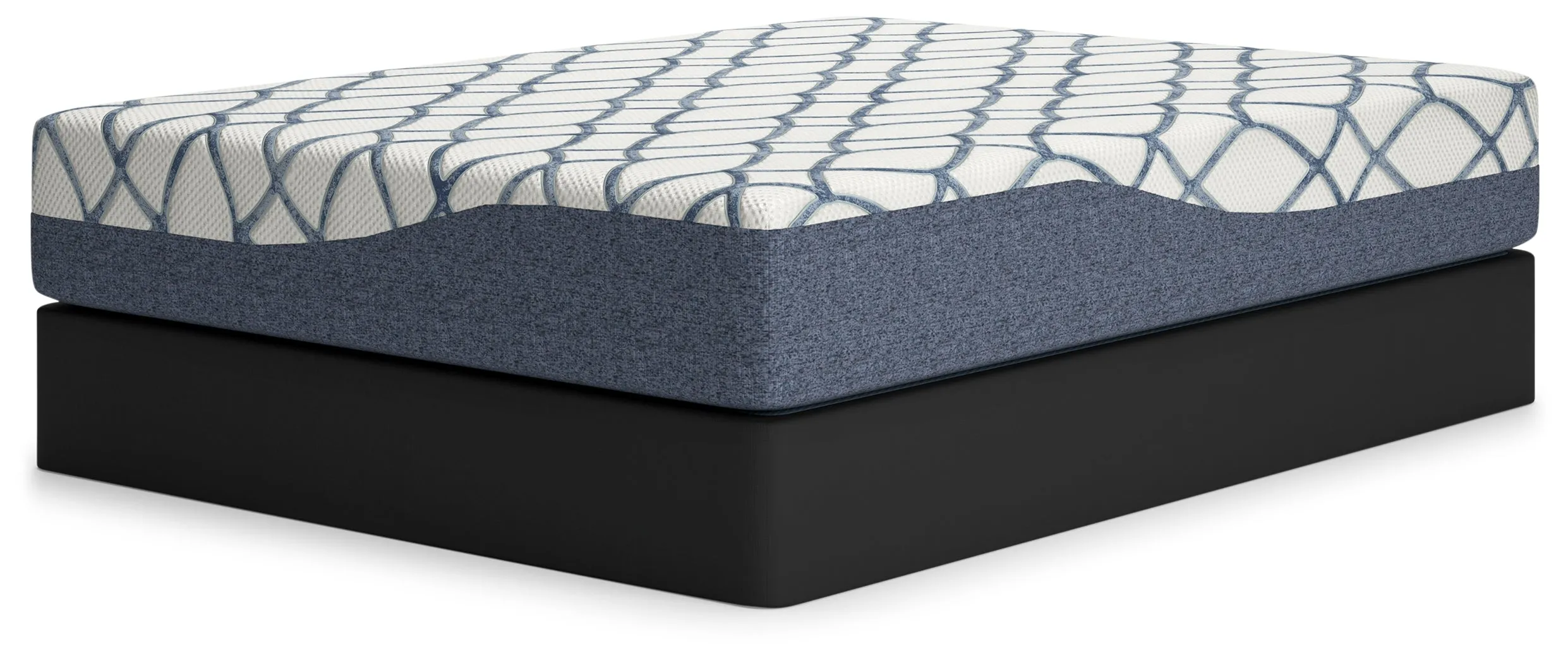 12 Inch Chime Elite 2.0 White/Blue Queen Mattress