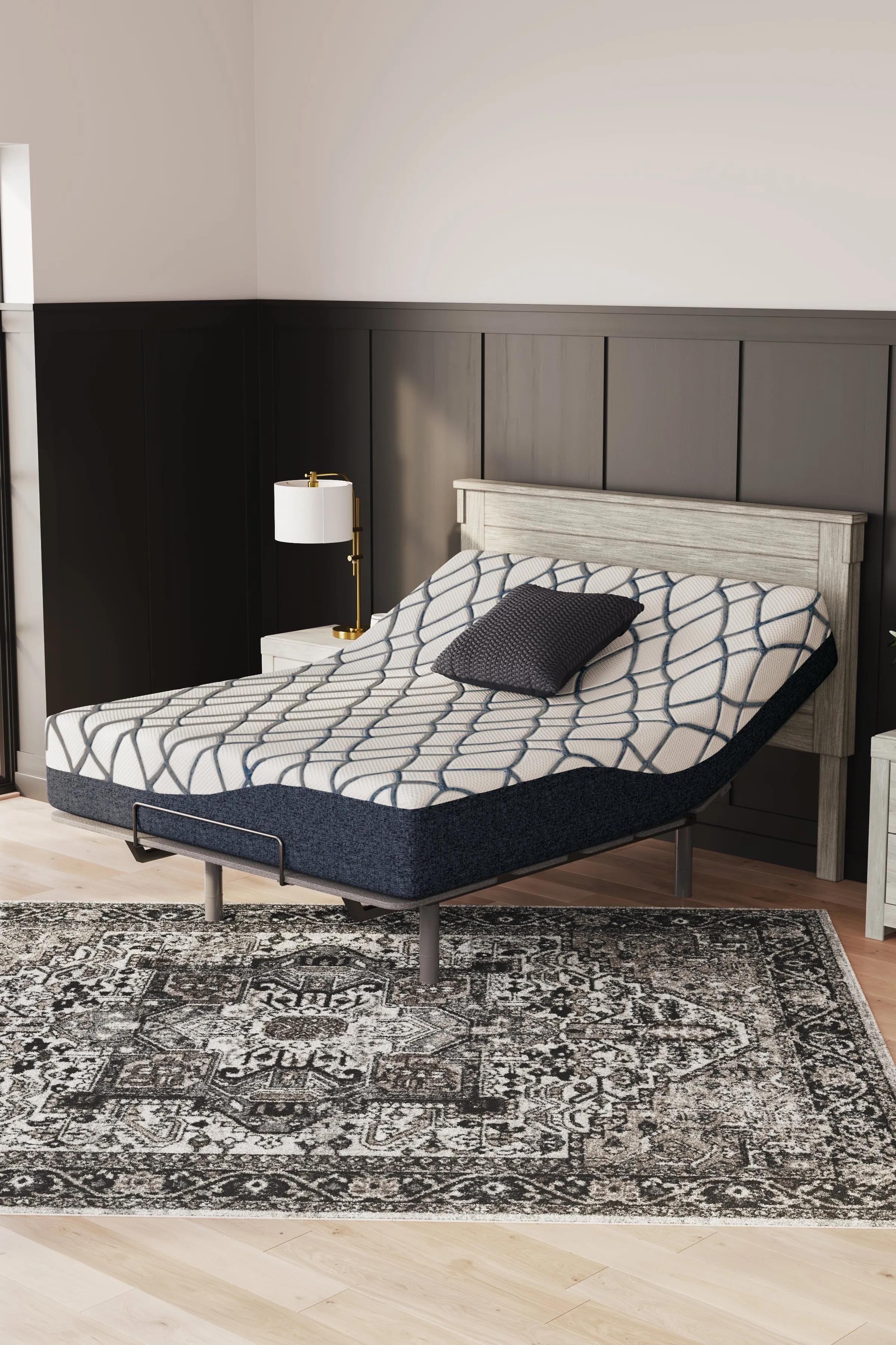 12 Inch Chime Elite 2.0 White/Blue Queen Mattress
