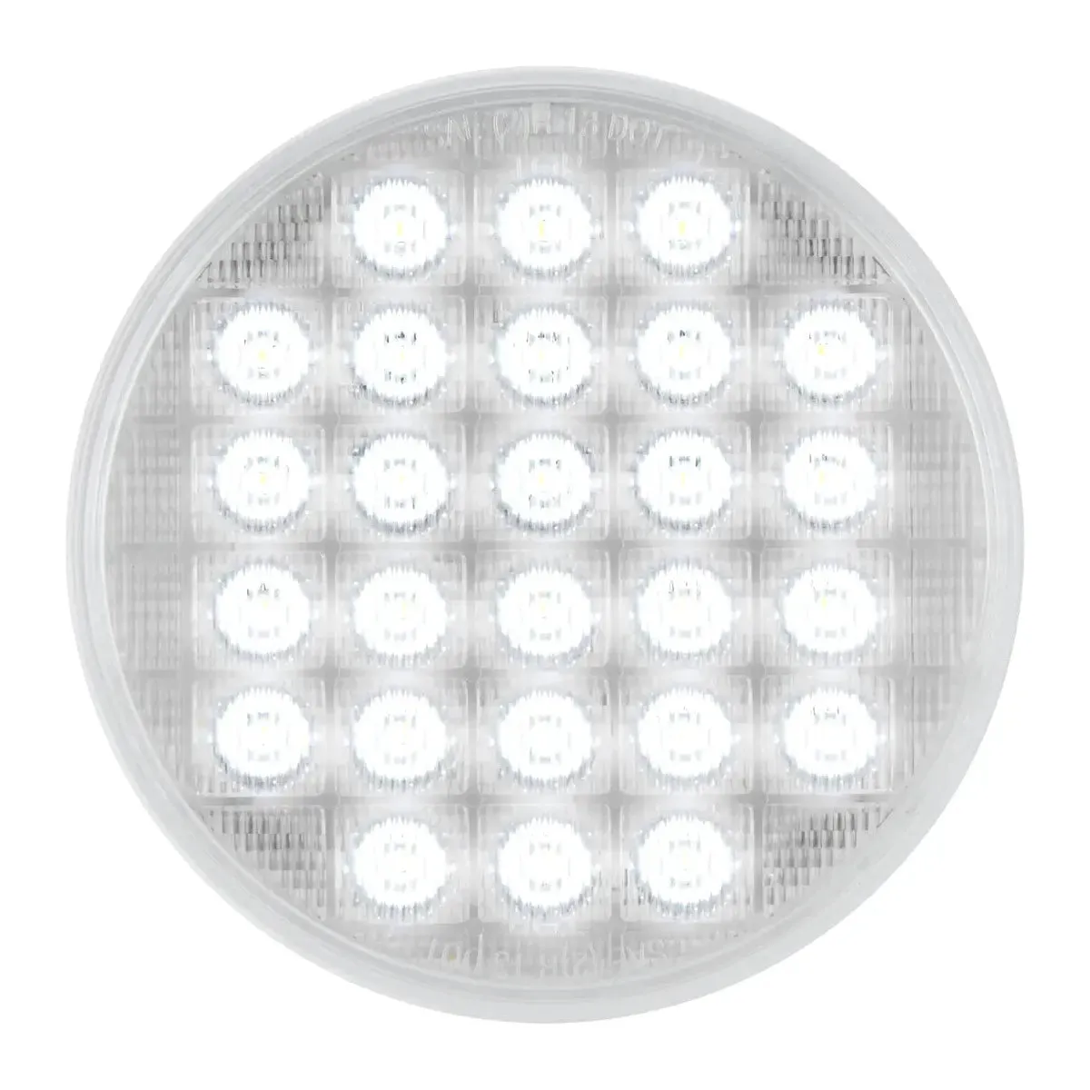 4" NON-SEQUENTIAL WHITE/CLEAR 26 LED SEALED LIGHT
