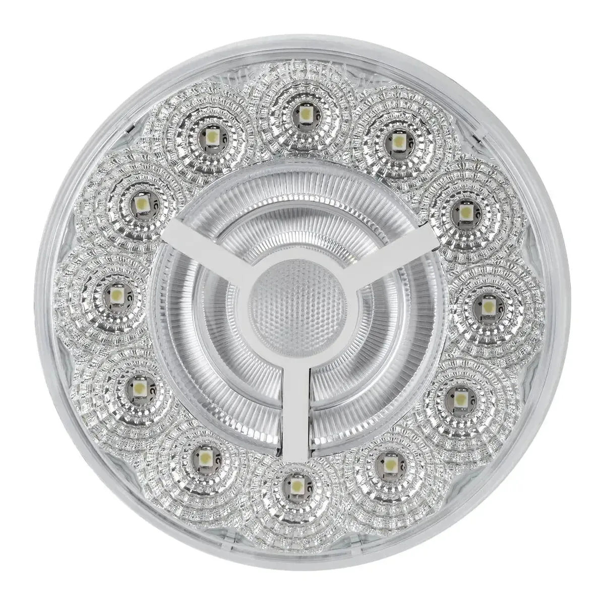 4" PRIME SPYDER WHITE/CLEAR 17 LED SEALED LIGHT