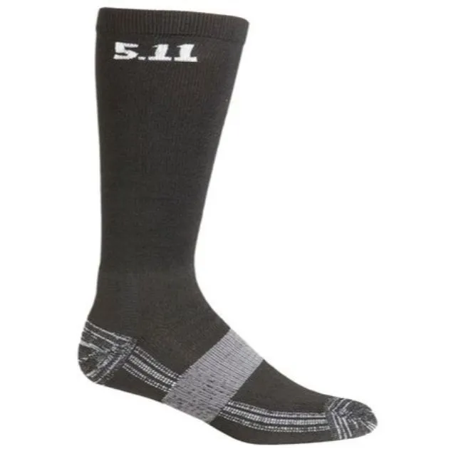 5-11  Tacticle 9"" Men Tactical Sock Black 59224-019