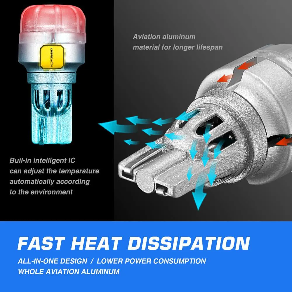 921 912 W16W 906 T15 Reverse Backup Light  LED Bulbs - White