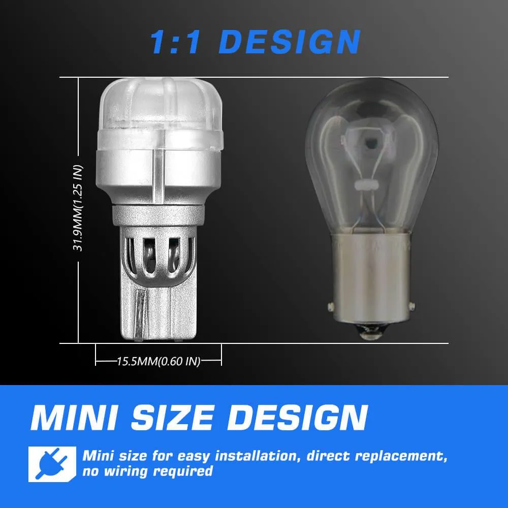 921 912 W16W 906 T15 Reverse Backup Light  LED Bulbs - White