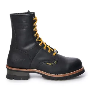 Ad  Men's Waterproof Work Boots Ad  Tec 1428 Steel Toe Lumberjack Work Boots