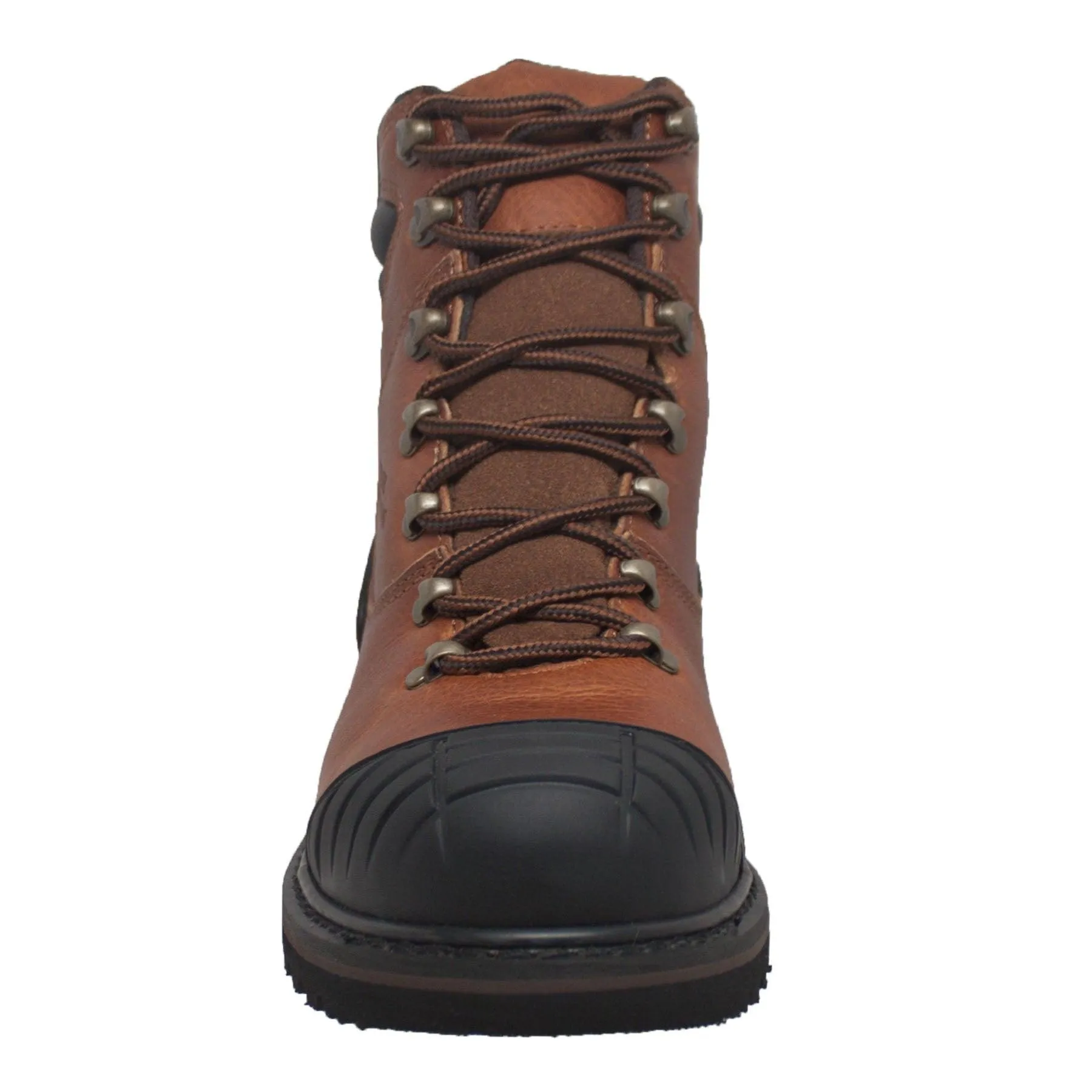 AdTec Men's 7" Steel Toe Work Boot Reddish Brown