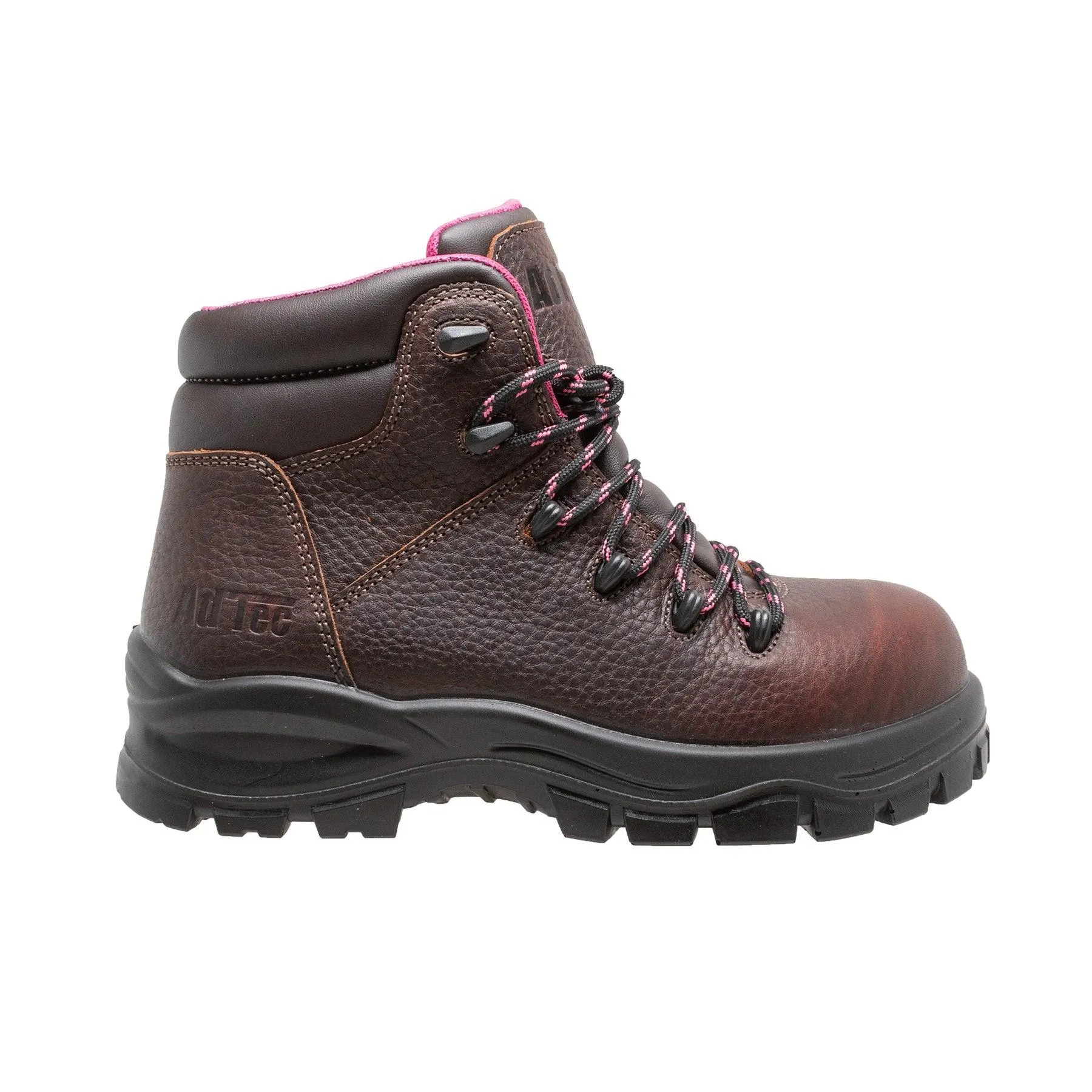 AdTec Women 6" Waterproof Soft Toe Work Boot Brown