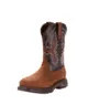 Ariat Boots, 11 inch WorkHog XT Wide Square Toe Waterproof Carbon Toe Work Boot, 10024966 & 10024968 TUMBLED BARK & OILY DISTRESSED BROWN