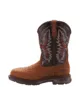 Ariat Boots, 11 inch WorkHog XT Wide Square Toe Waterproof Carbon Toe Work Boot, 10024966 & 10024968 TUMBLED BARK & OILY DISTRESSED BROWN