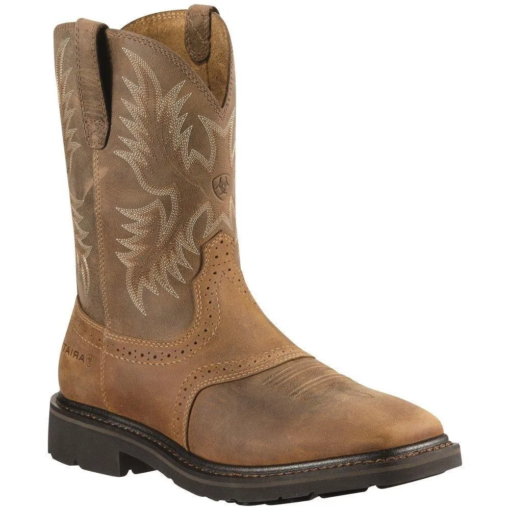 Ariat Men's Sierra Pull On Steel Toe Work Boot