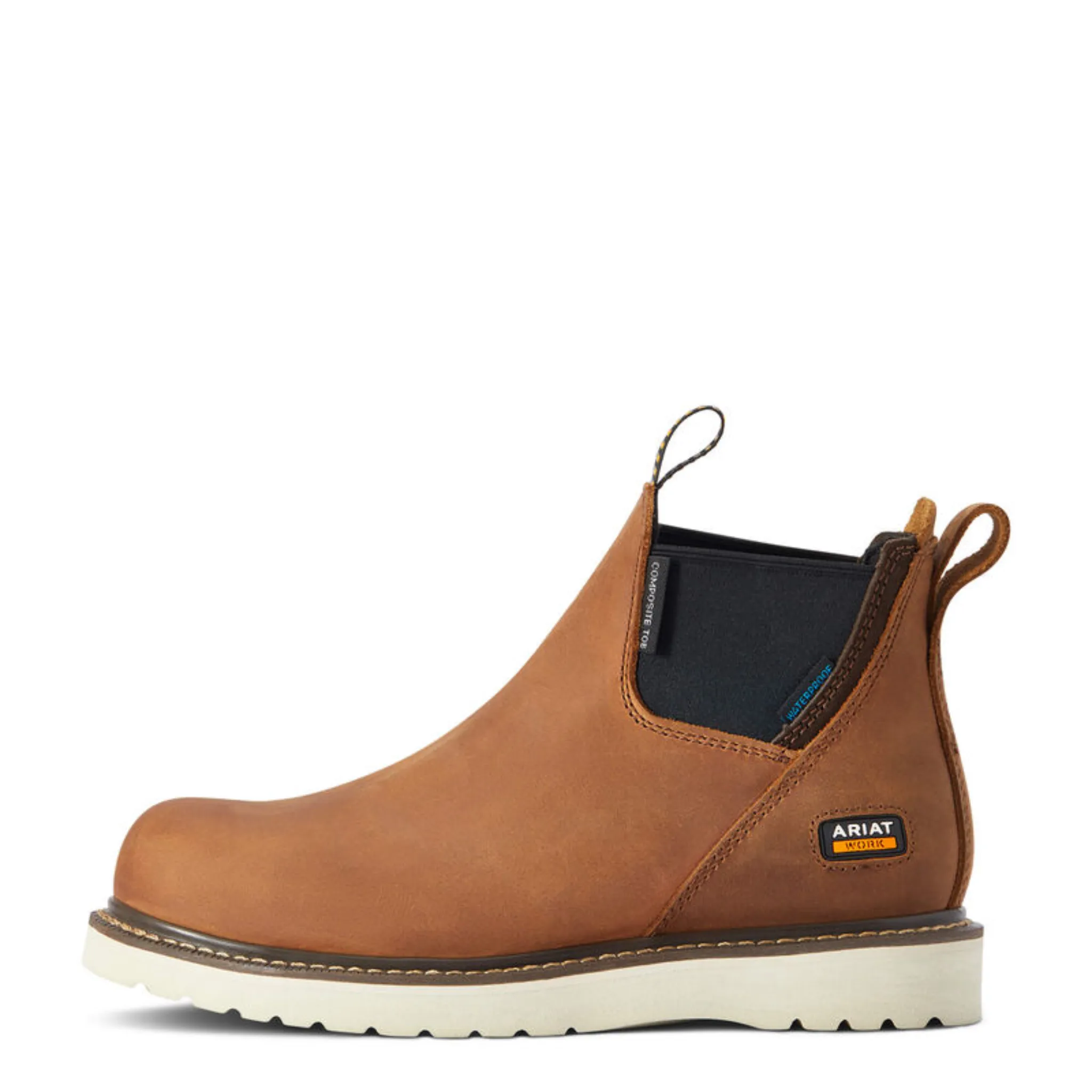 ARIAT WOMEN'S REBAR CHELSEA WATERPROOF COMPOSITE TOE WORK BOOT - 10042564