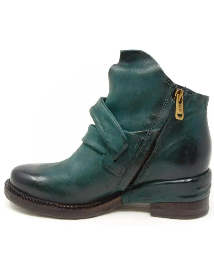 AS98 Strappy Leather Ankle Boot