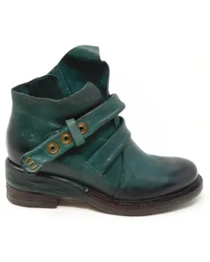 AS98 Strappy Leather Ankle Boot