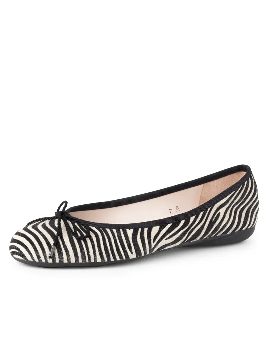 Bingo Zebra Printed Ballet Flat