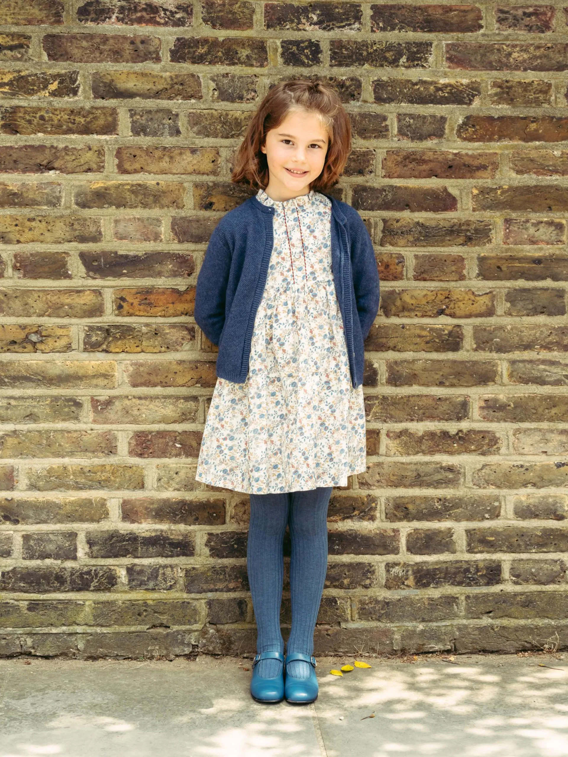 Blue Mary Jane girl shoes