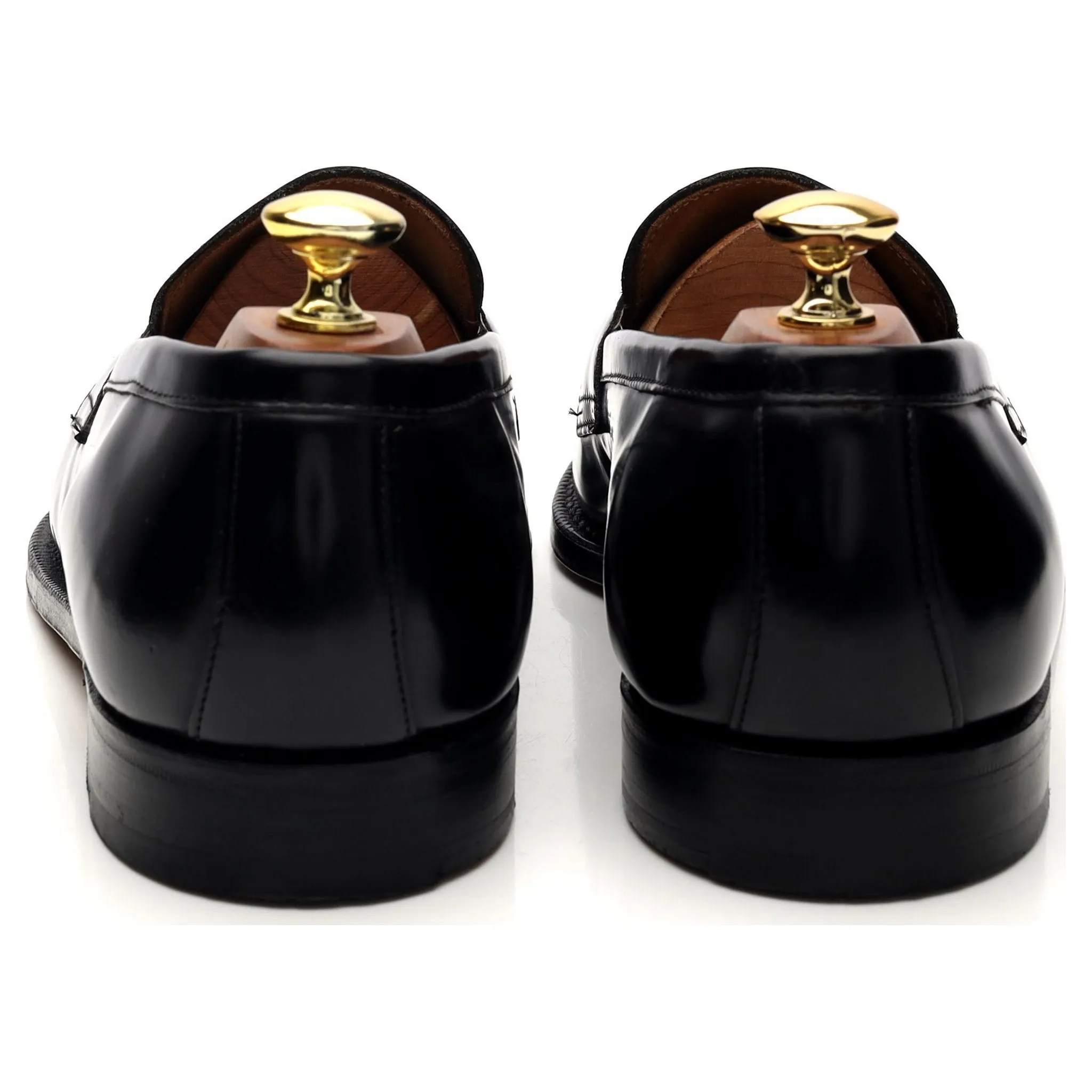 'Cannon' Black Leather Loafer UK 8.5 F