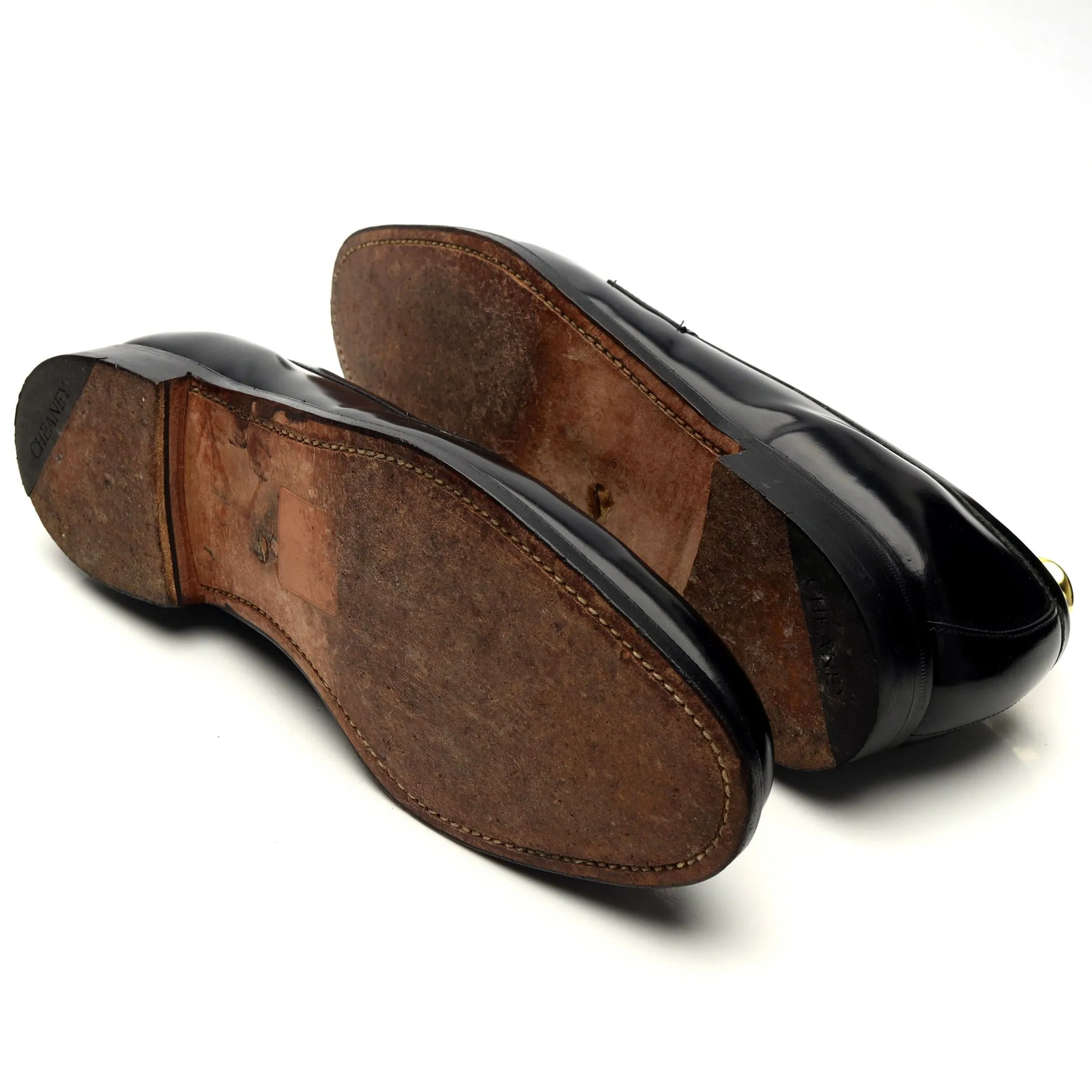 'Cannon' Black Leather Loafer UK 8.5 F
