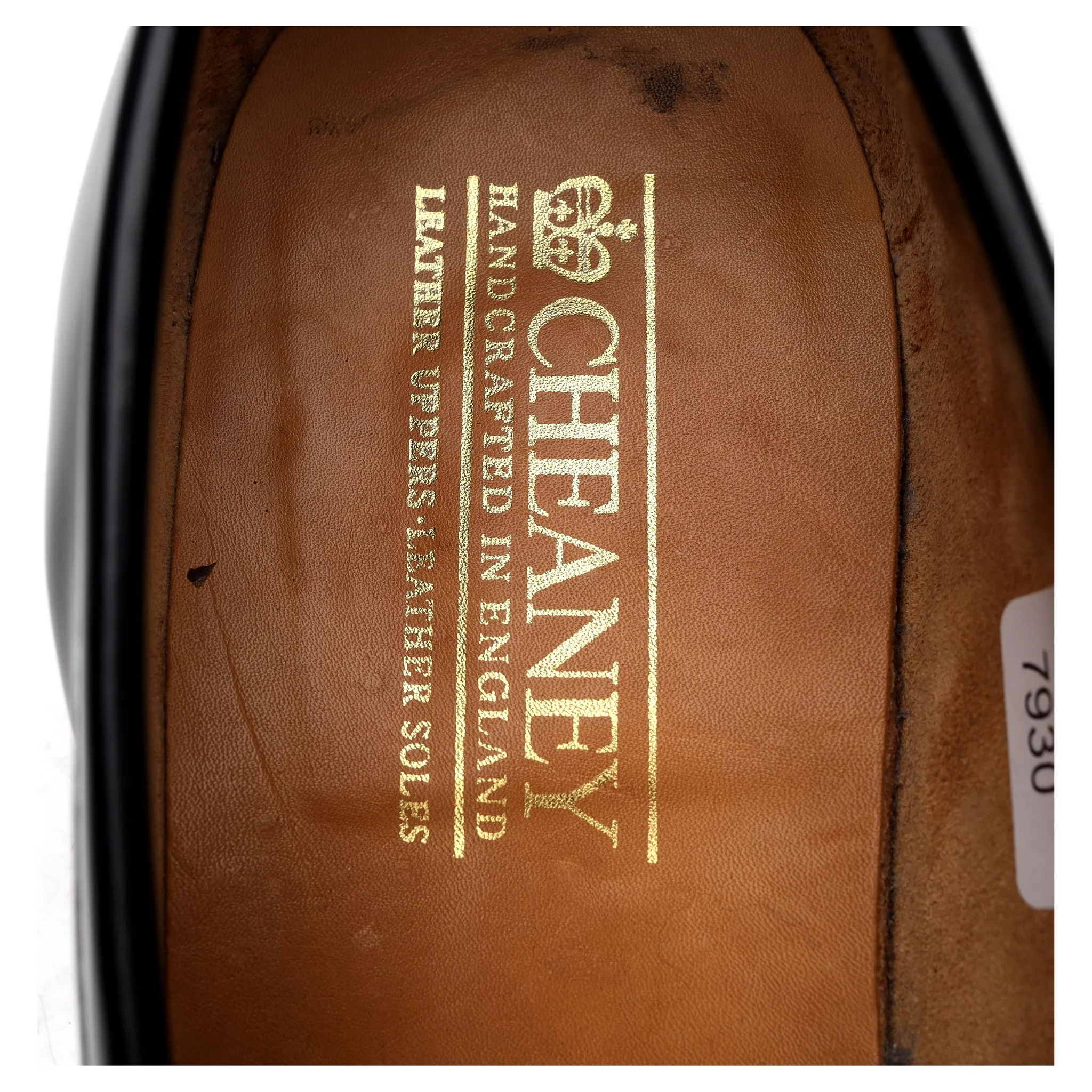'Cannon' Black Leather Loafer UK 8.5 F
