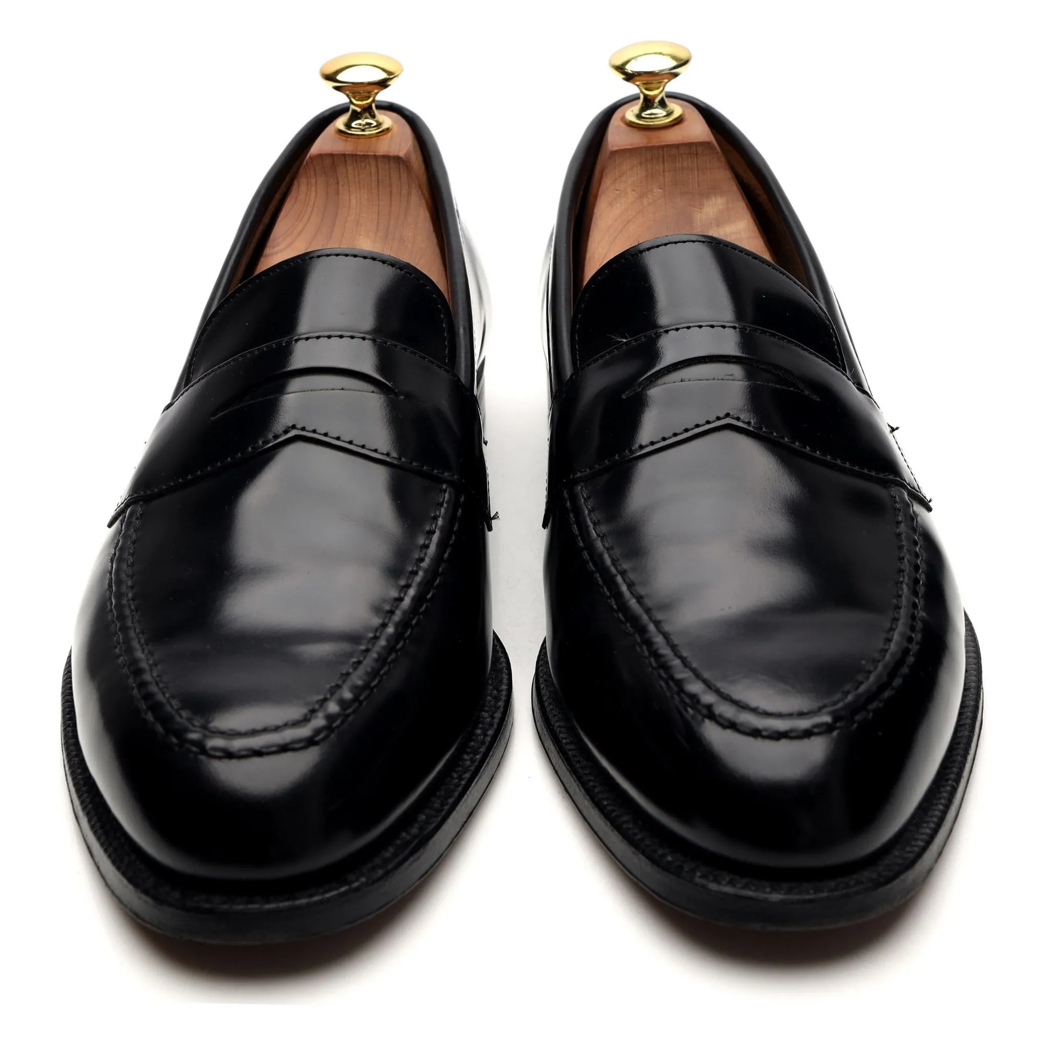 'Cannon' Black Leather Loafer UK 8.5 F