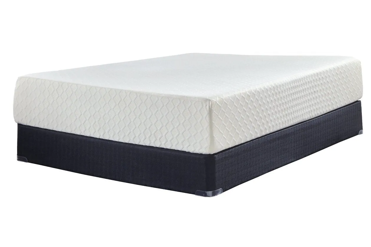 Chime 12 Inch Memory Foam White Full Mattress in a Box