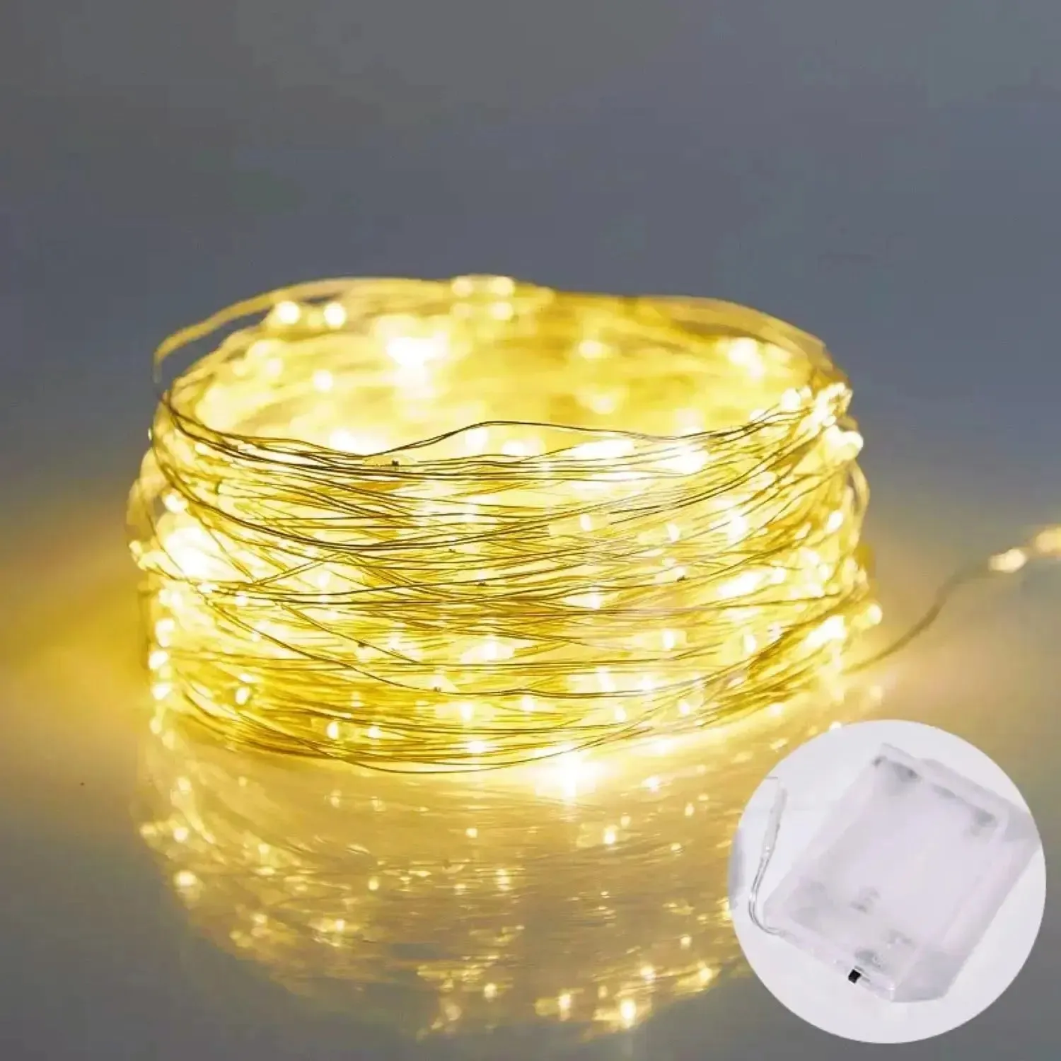 Christmes 3mts (100 lamps)  LED Copper wire LED light for Christmas Tree home Christmas decorations 3mts