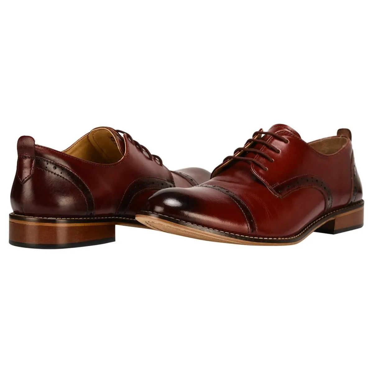 Delano Leather Oxford Style Dress Shoes