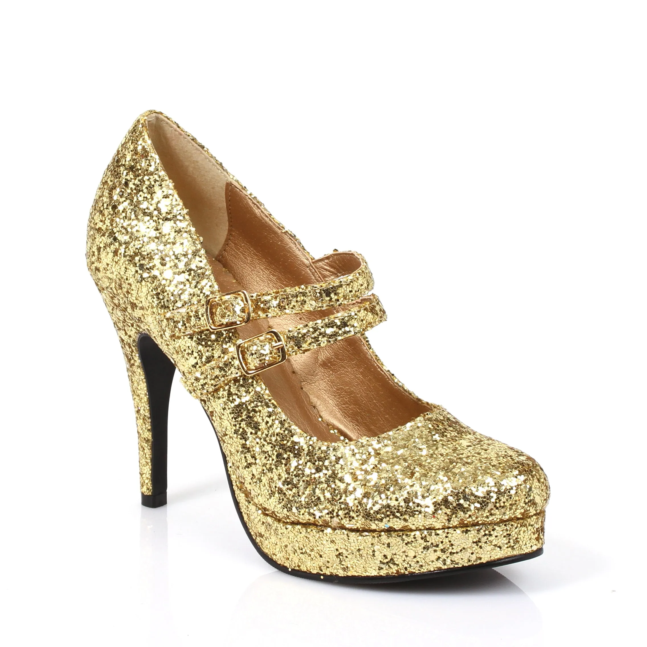 Double Strap Glitter Mary Jane