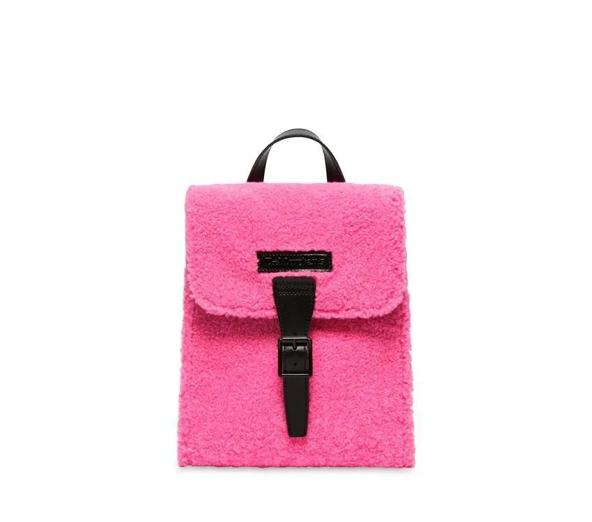 Dr. Martens Mini Backpack - Clash Pink Lux Borg and Black Kiev