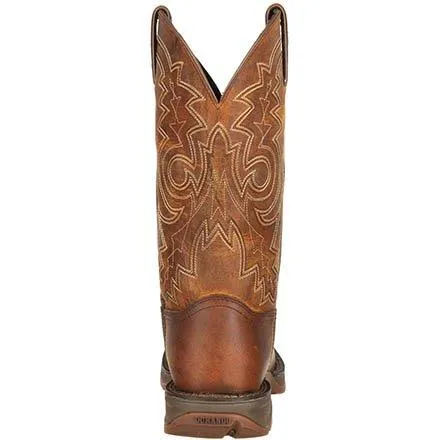 Durango Men's 12" Rebel Square Toe - Steel Safety Toe