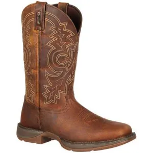 Durango Men's 12" Rebel Square Toe - Steel Safety Toe