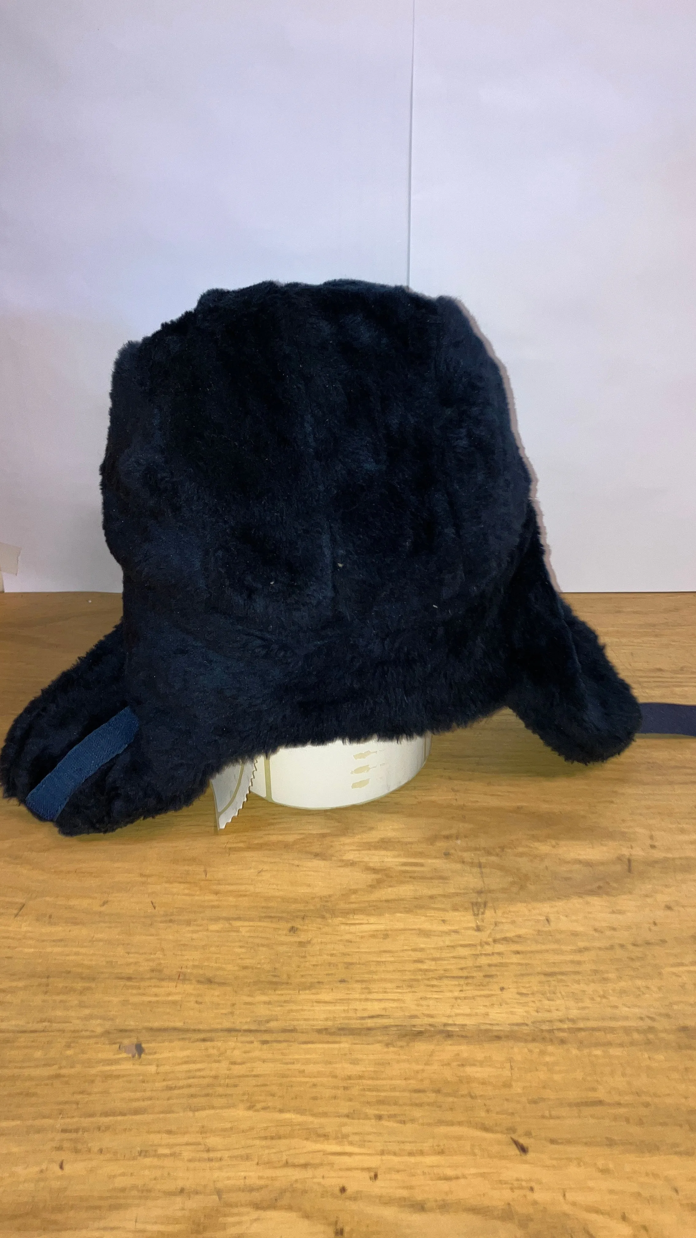 Dutch Synthetic Fur Cold Weather Hats - Navy Blue