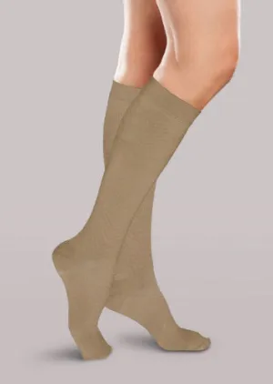 EASE Women's Opaque Chevron Trouser Socks, 20-30 mmHg