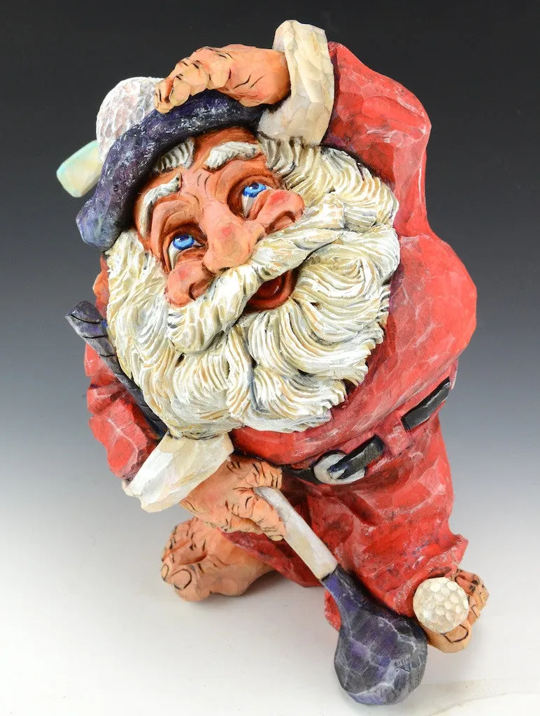 Golfing Santa by David Sabol - The Long Drive