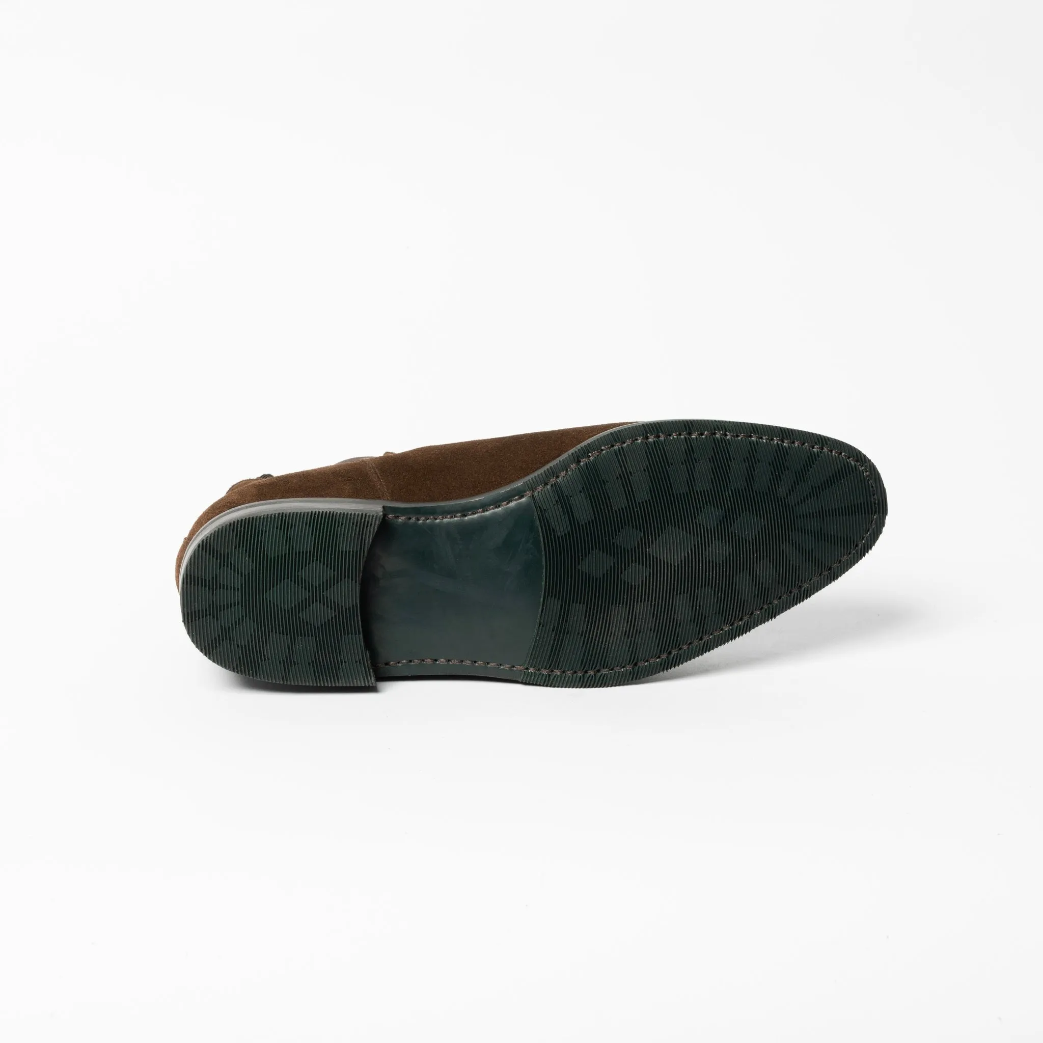 GOMMA CHELSEA BOOTS in BROWN SUEDE
