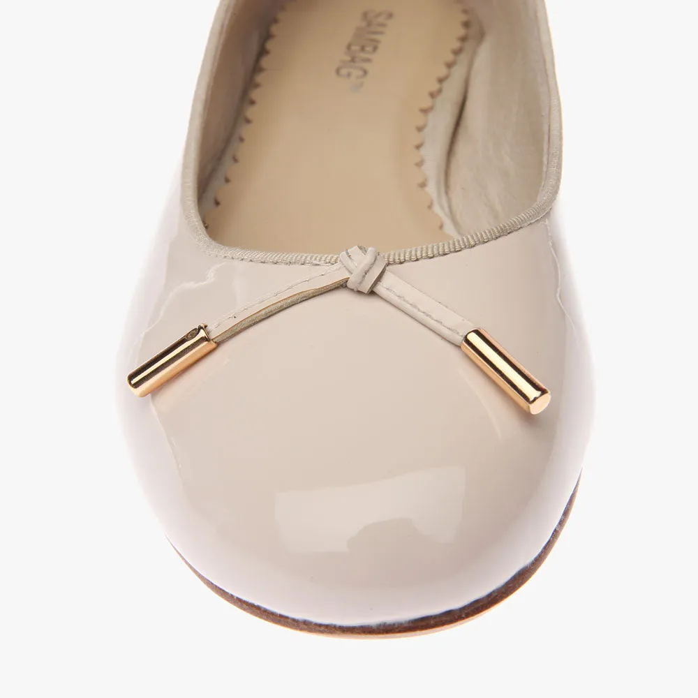Grace Stone Patent Ballet Flat