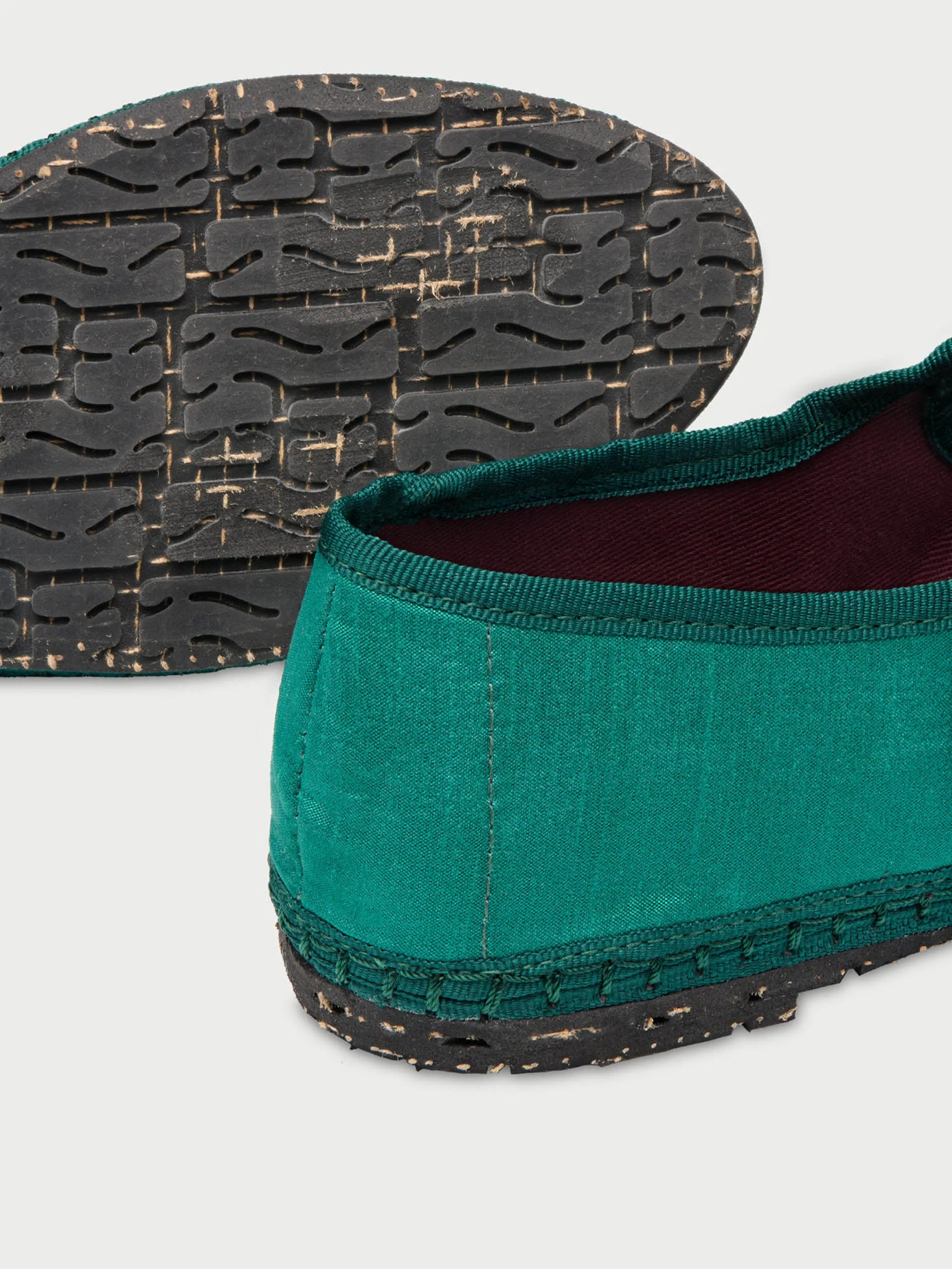 Green Costello Mary Jane flats