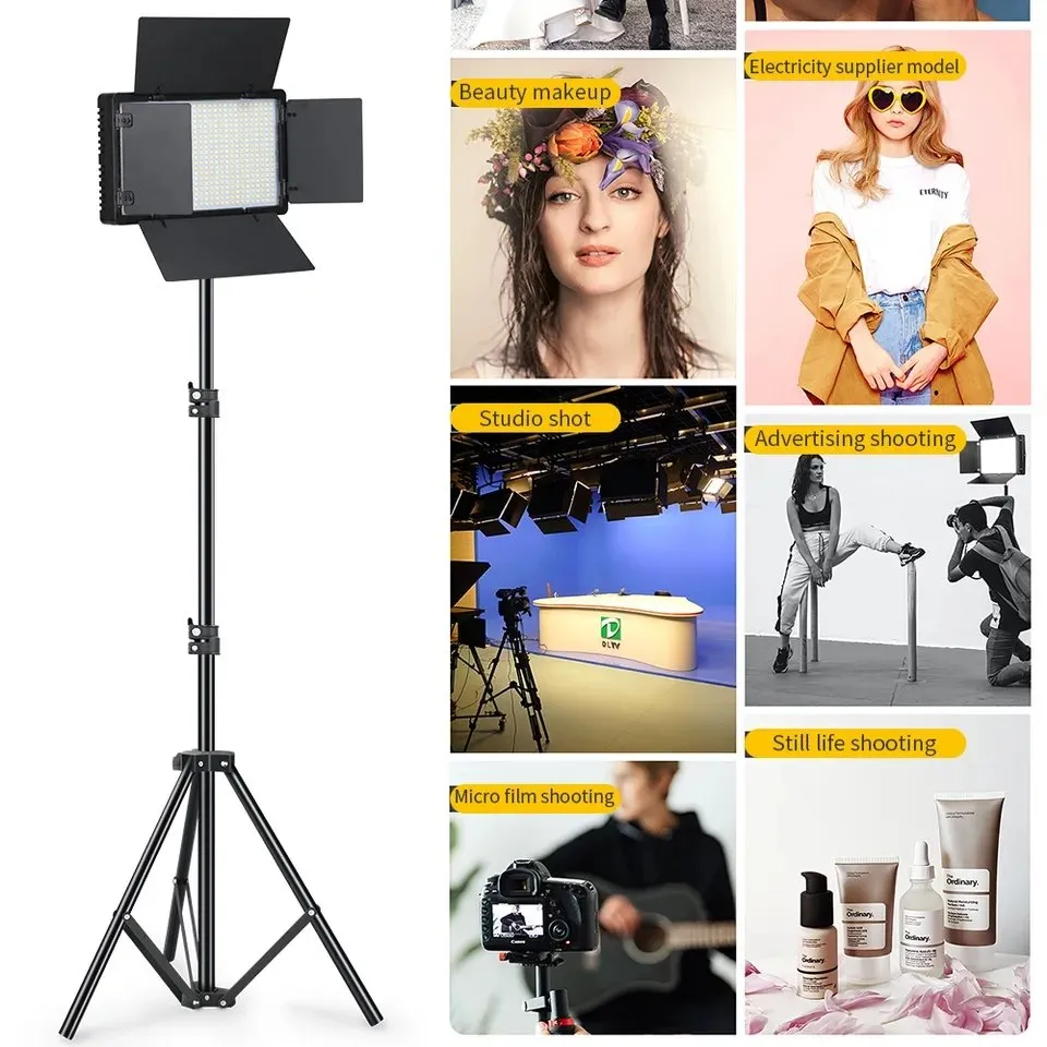 Hridz U800 RGB Video Light Dimmable Wireless LED Lights for Photo Studio Wedding