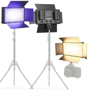Hridz U800 RGB Video Light Dimmable Wireless LED Lights for Photo Studio Wedding