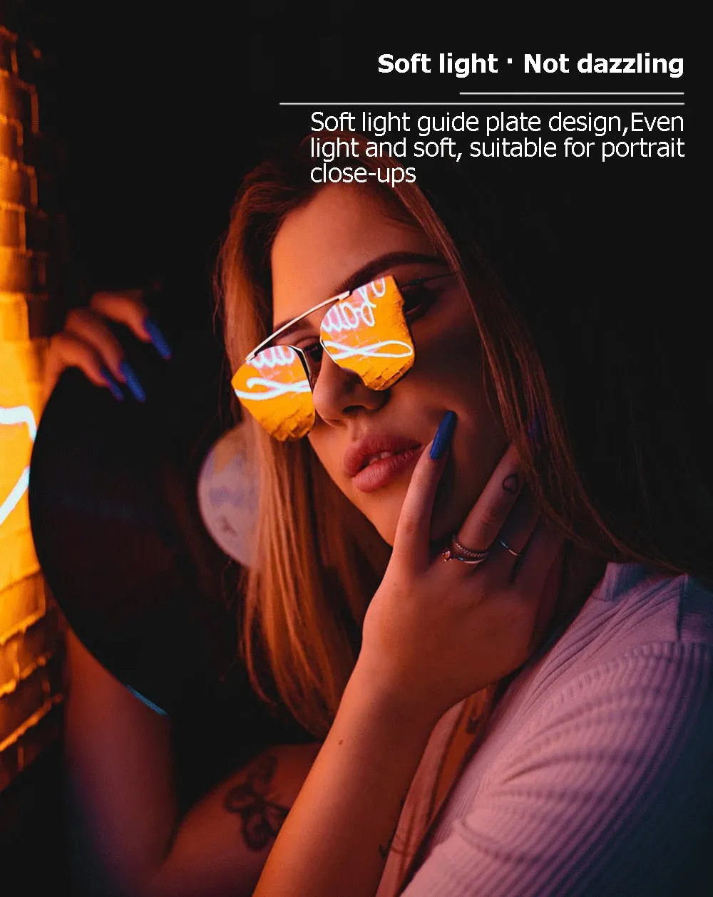 Hridz U800 RGB Video Light Dimmable Wireless LED Lights for Photo Studio Wedding