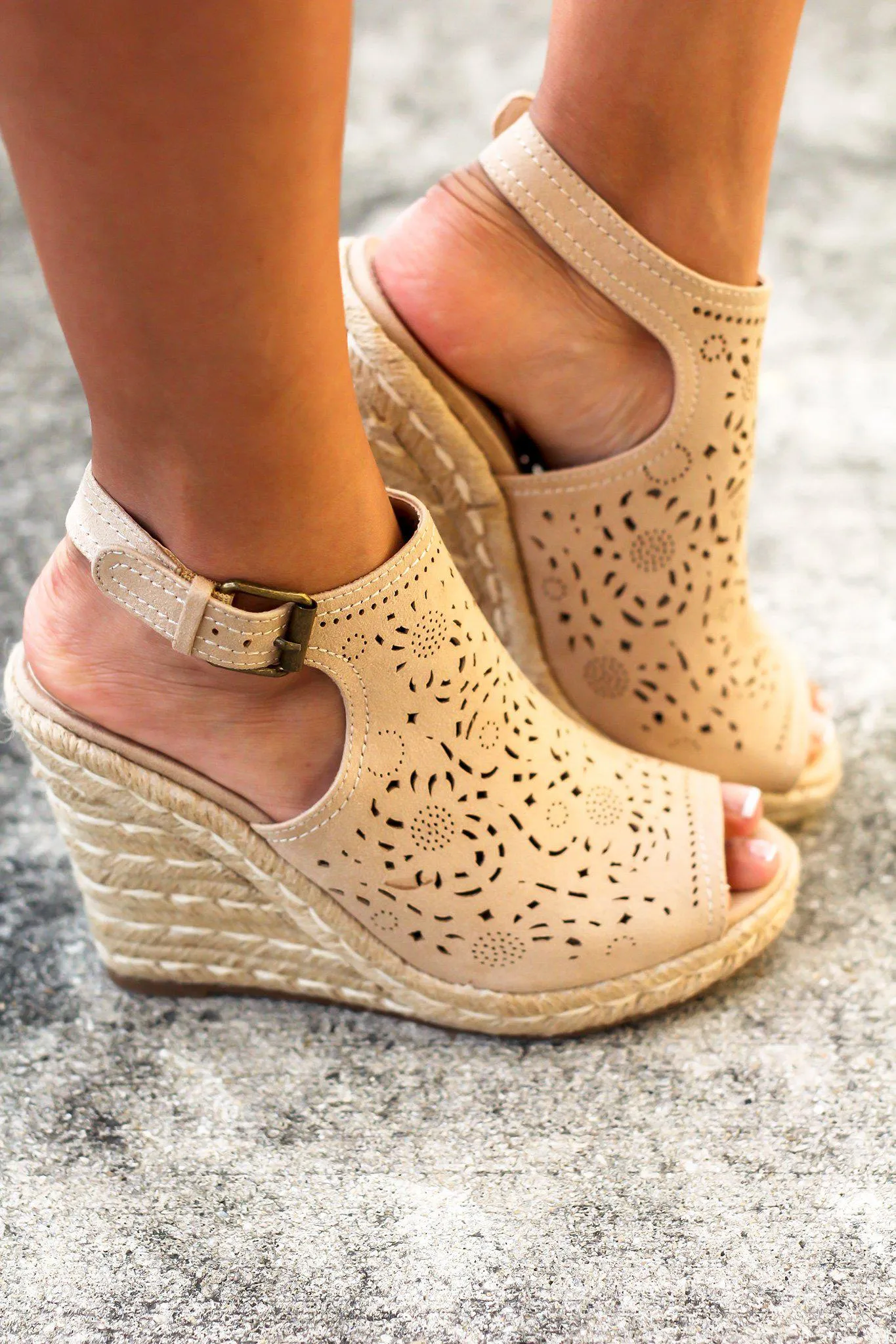 Jobyna Nude Wedges