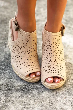 Jobyna Nude Wedges