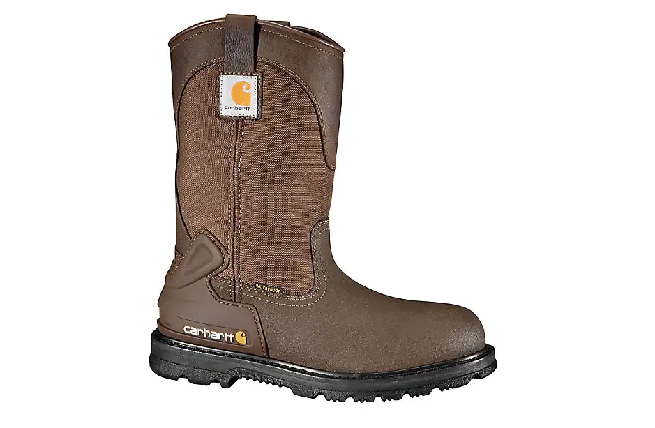 K-Carhartt Boots, 11-inch Steel Toe Wellington Boot, CMP1270, Crazy Horse Brown Oil Tanned