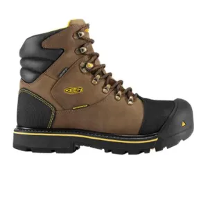Keen Utility Milwaukee 6" Waterproof Steel Toe Work Boot (Men) - Dark Earth