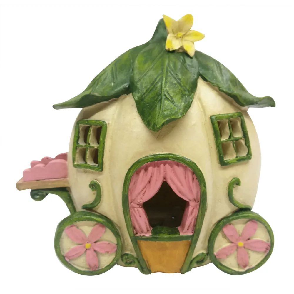 LED Carriage Fairy House light up
