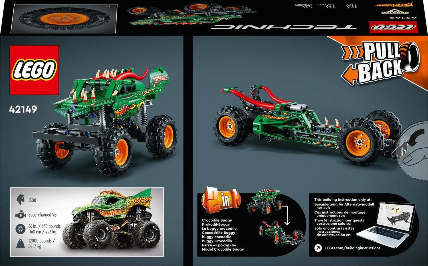 LEGO Technic: Monster Jam Dragon