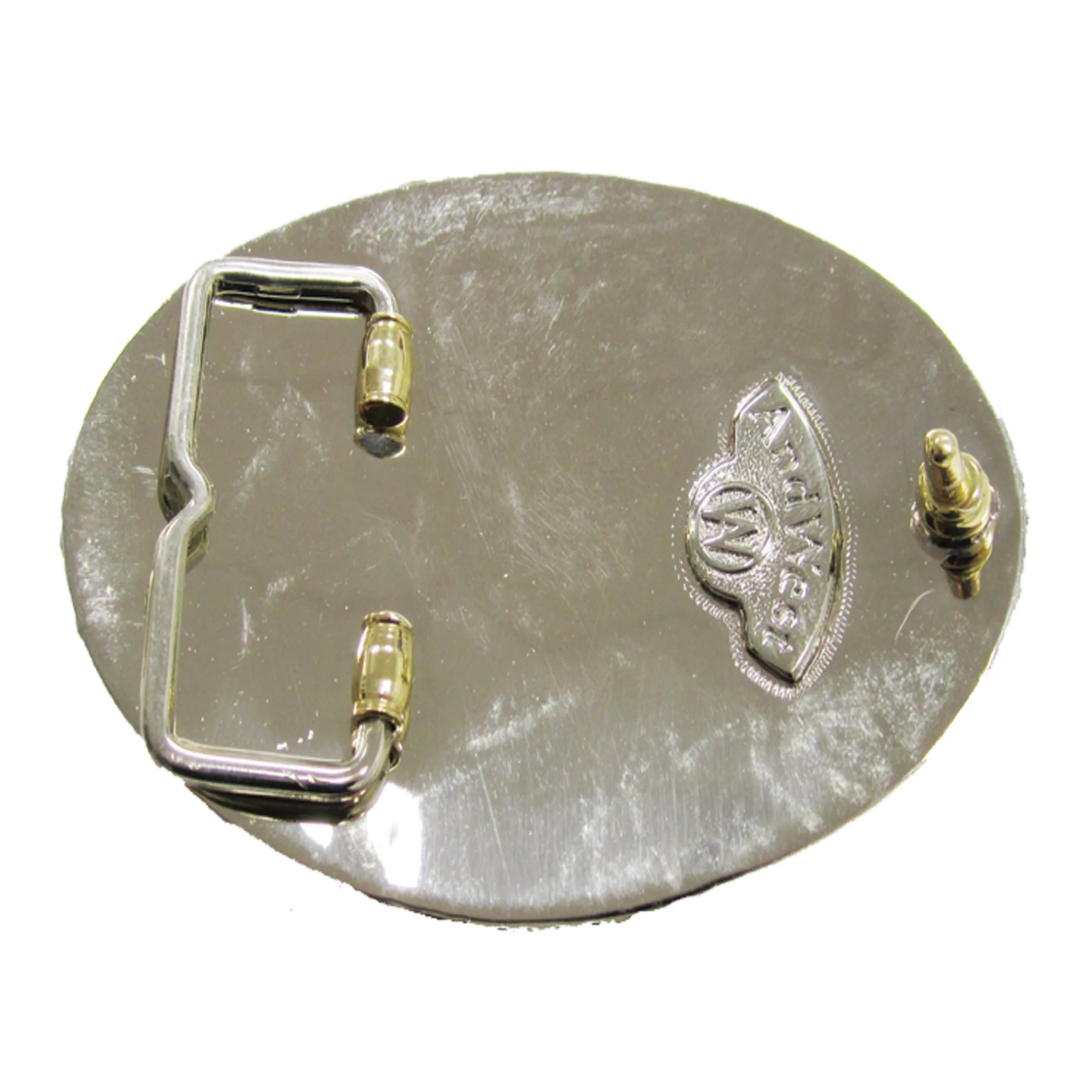 “Mesa” Bull Rider with Scrolls Buckle