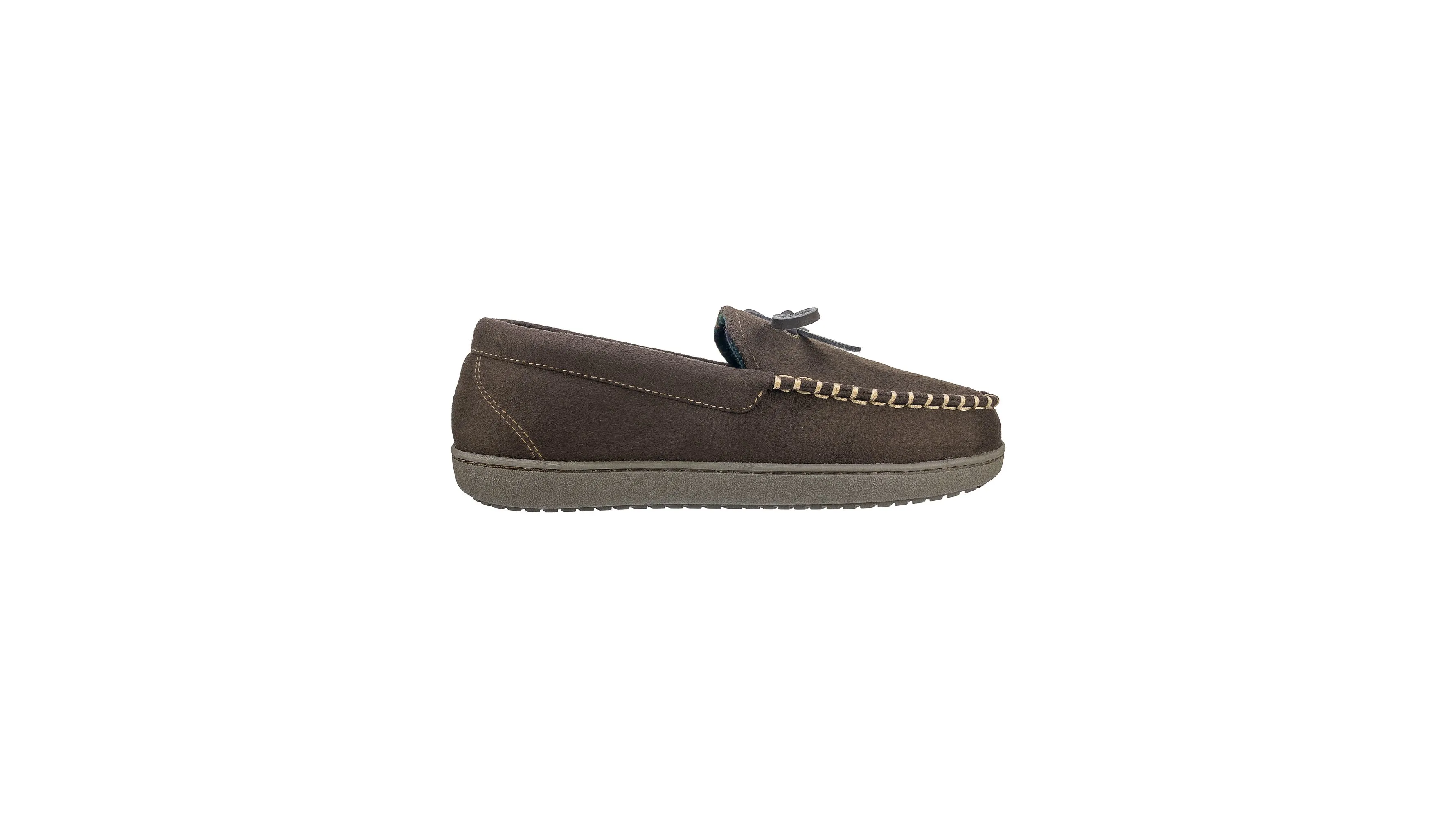 Microsuede Boater Moccasin Slippers