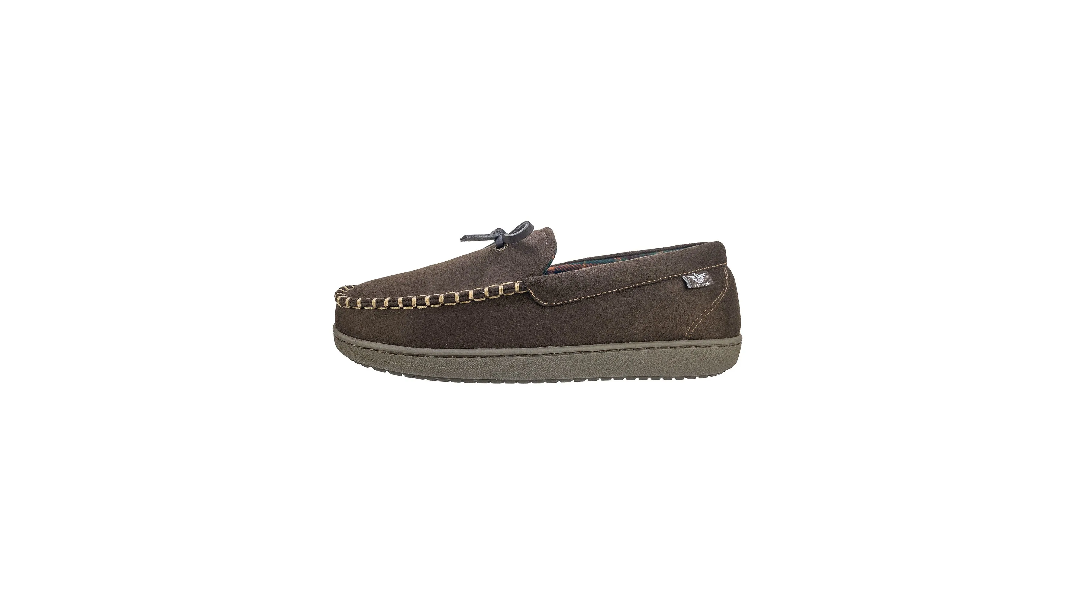 Microsuede Boater Moccasin Slippers