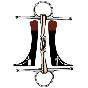 Ox Bow Hand Towel Boots N Bit  White and Oatmeal