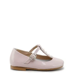 Papanatas Rose Patent Pearl T-Strap Mary Jane
