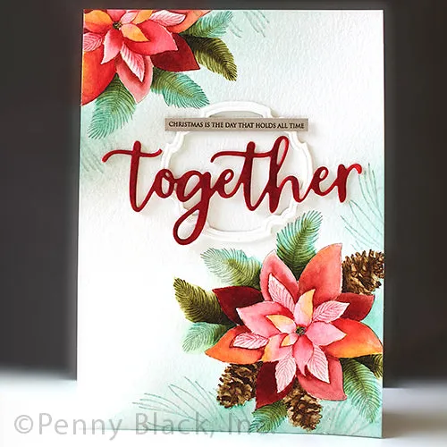 Penny Black Slapstick Cling Rubber Stamp - Ruby